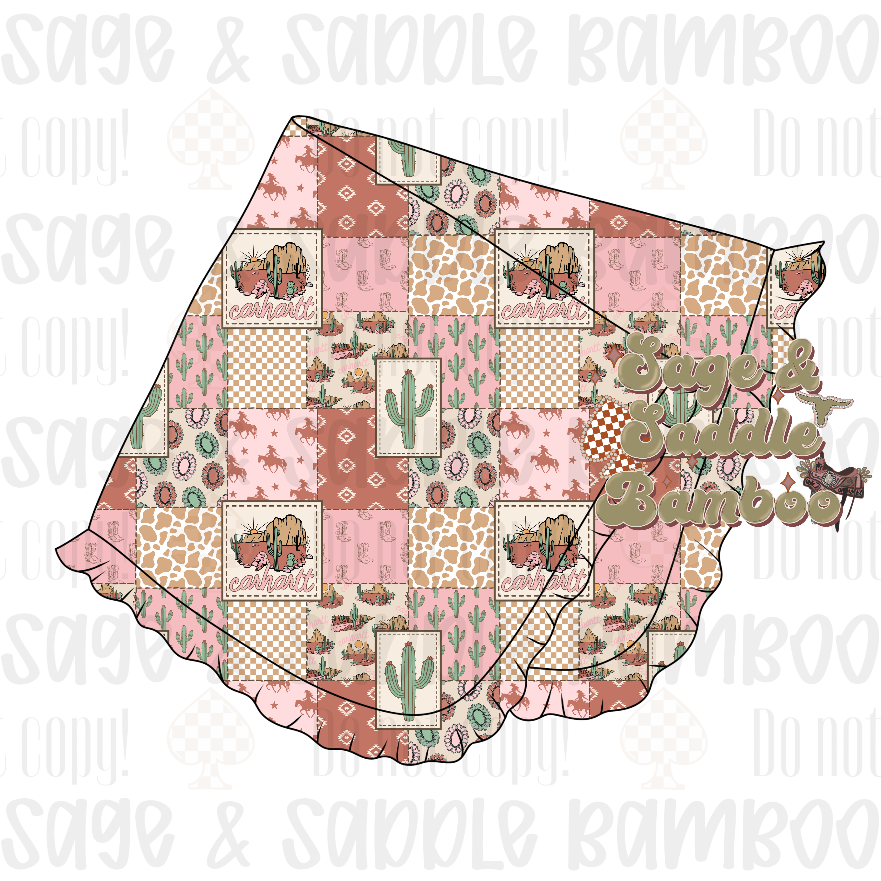 Ruffle Trim Blankets