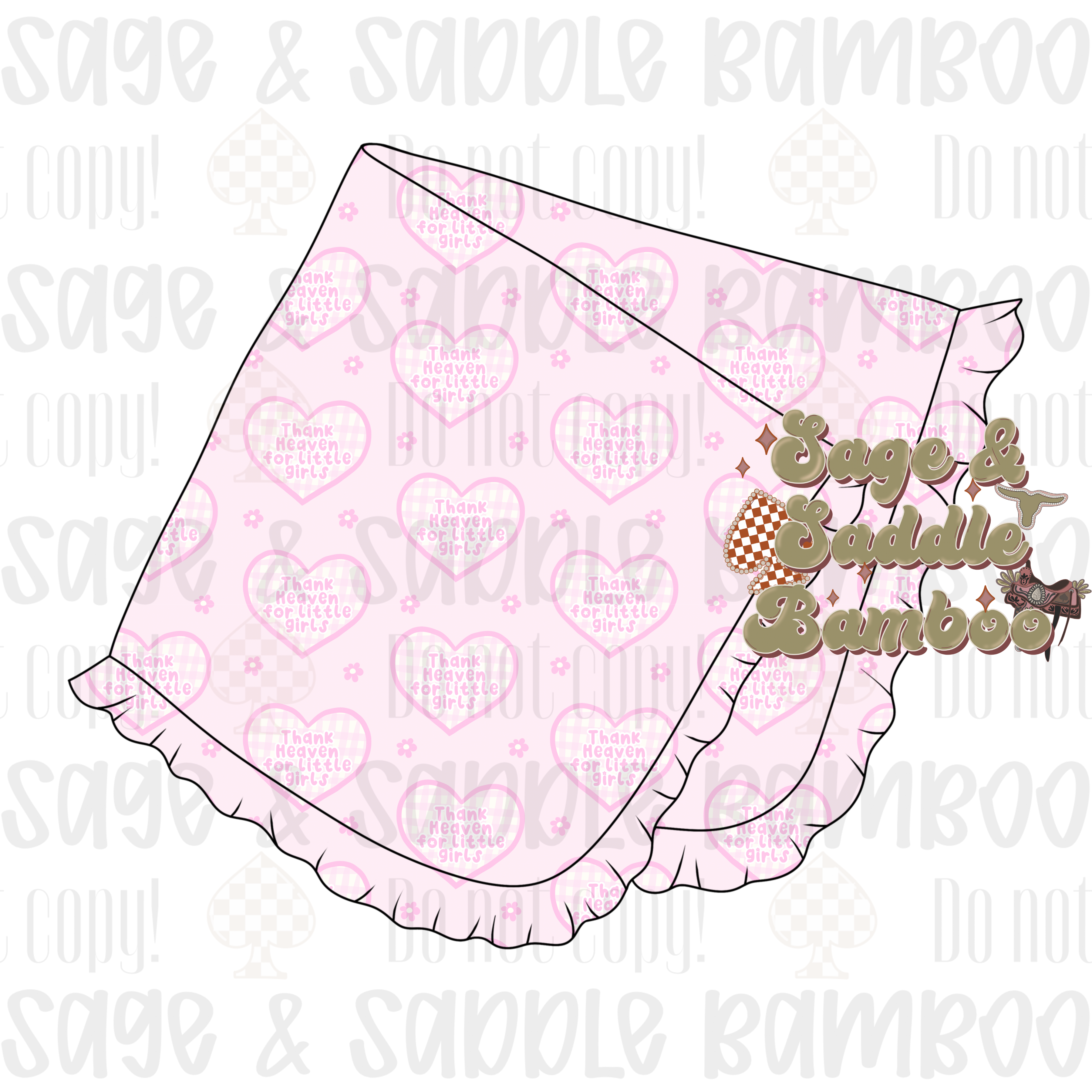 Ruffle Trim Blankets