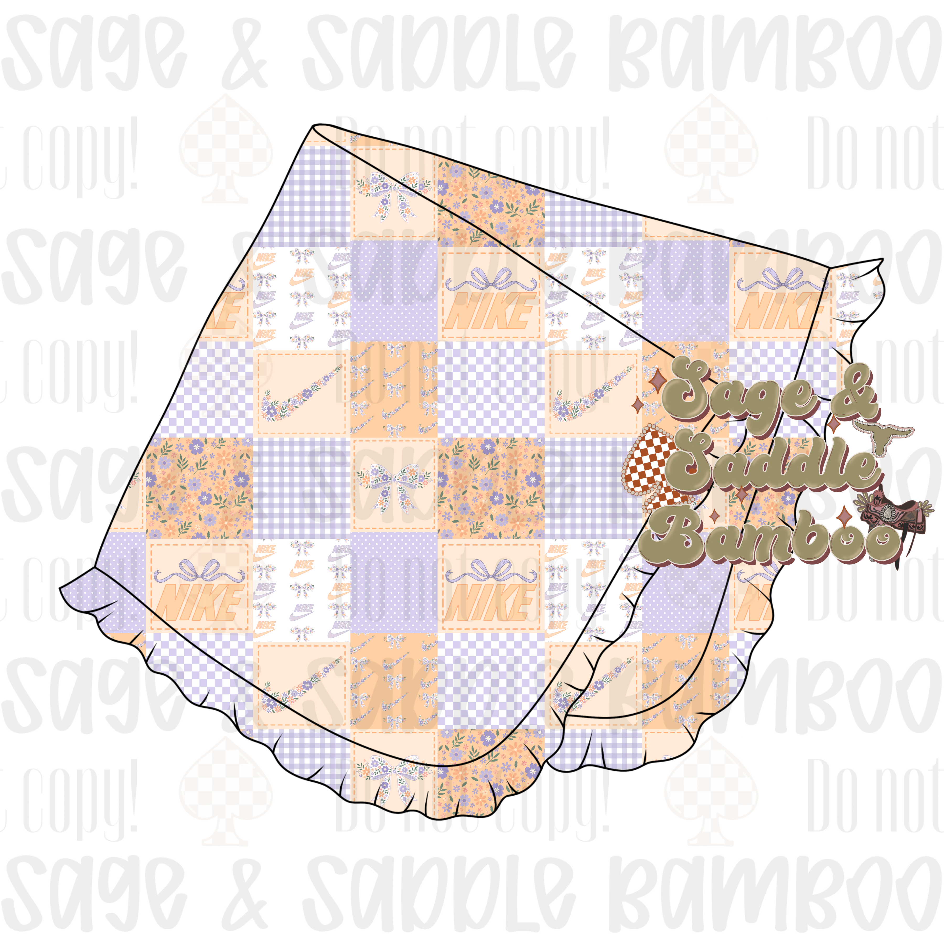 Ruffle Trim Blankets