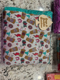 60x80 ruffle minky dot