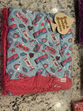 60x80 ruffle double layer
