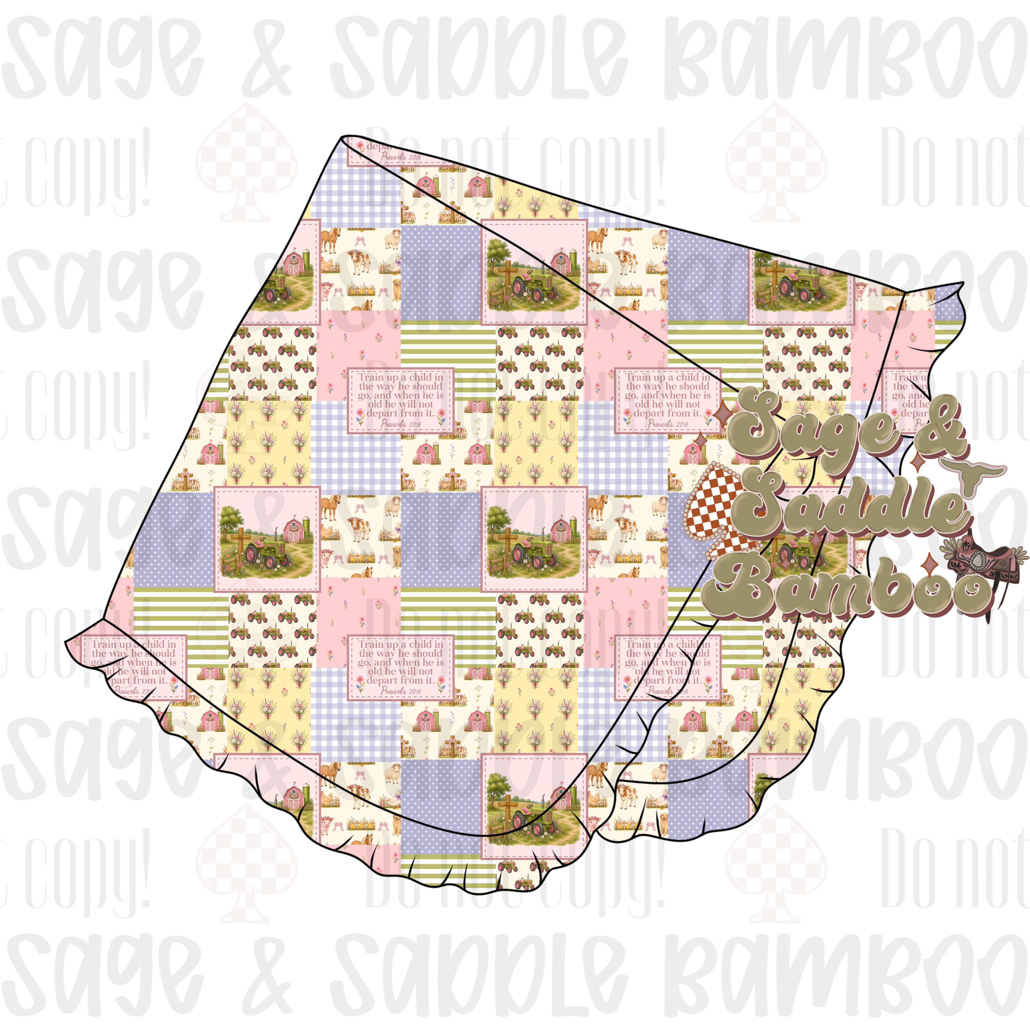 Ruffle Trim Blankets