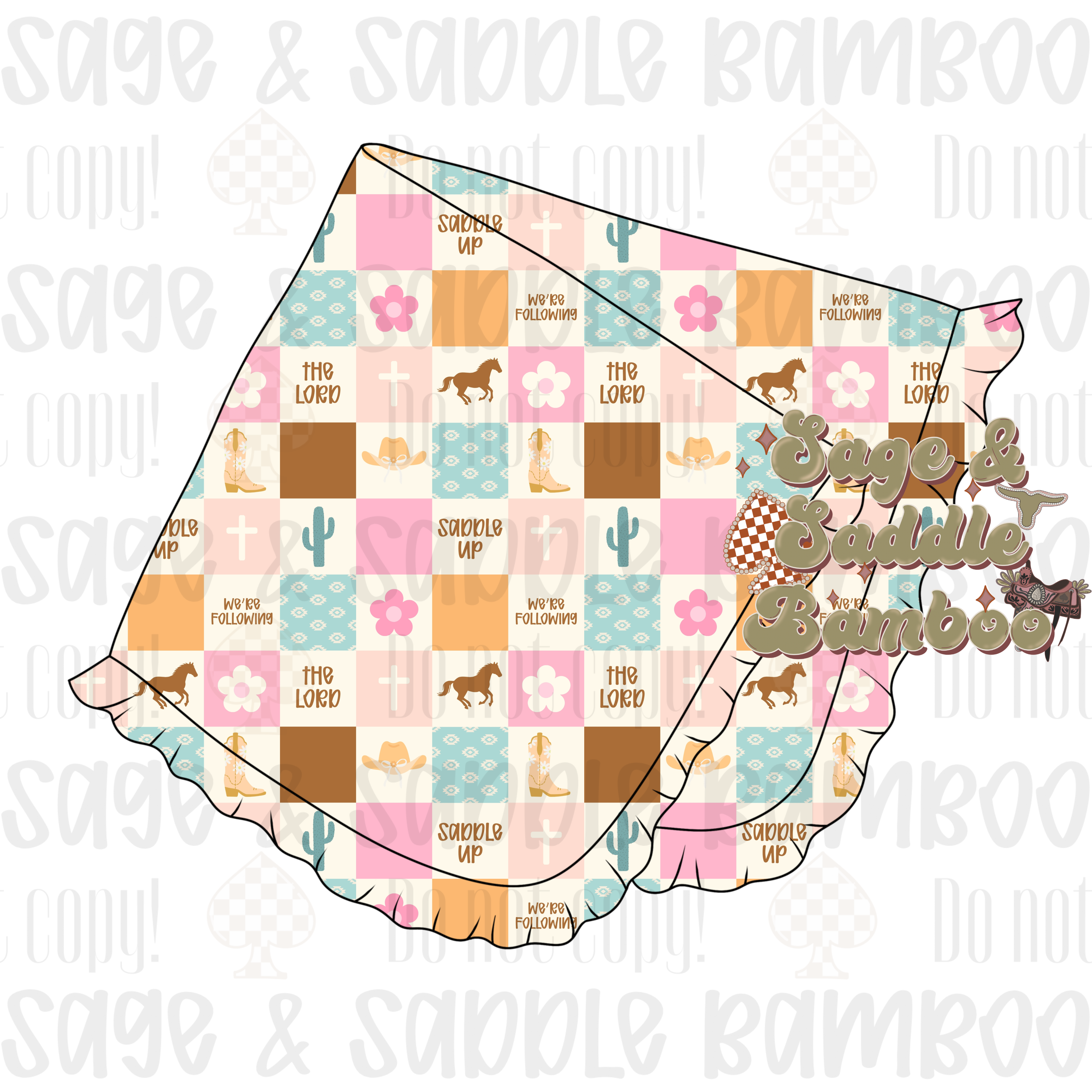 Ruffle Trim Blankets